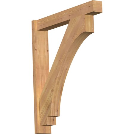 Ekena Millwork Imperial Block Smooth Outlooker, Western Red Cedar, 5 1/2"W x 32"D x 38"H OUT06X32X38IMP05SWR